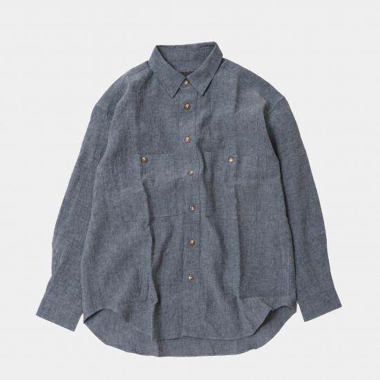 comm.arch. コム・アーチ 「Linen Cotton Chambray B.D Shirt