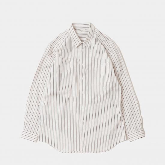 暮らしに便利なアイテム FUJI フジ SHOP SHIRT」－WEEKENDER STRIPE 「COTTON トップス