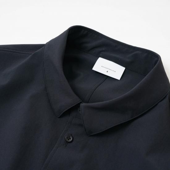 NO CONTROL AIR マットタイプライター スキッパーシャツ BLACK NO CONTROL AIR ノーコントロールエアー 「ストレッチ