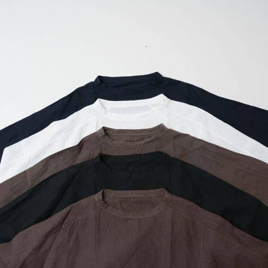 MITTAN ミッタン 「大麻長袖プルオーバー 高密度（草木濃染） SH-131DC