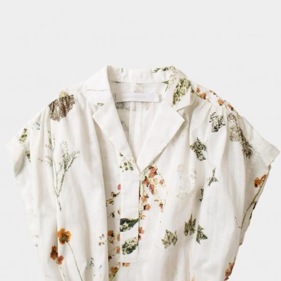 アシードンクラウド　お花刺繍ジレ ASEEDONCLOUD アシードンクラウド 「assimilate plants dress