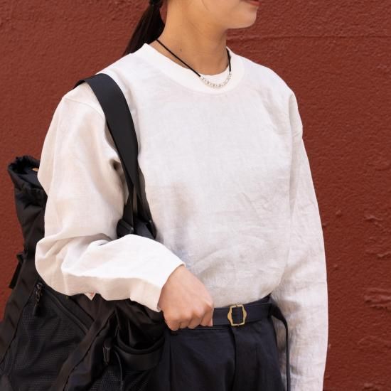 【SALE セール】ASEEDONCLOUD | Handwerker | HW pull-on shirt (off white) S size | トップス   シンプル お洒落 ASEEDONCLOUD | Handwerker | HW pull-on shirt (off white) S