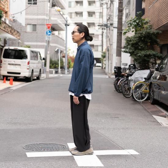 STILL BY HAND スティルバイハンド 「コットン・ラミー素材 裾