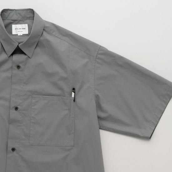 【美品】STILL BY HAND｜半袖タイプライターレギュラーカラーシャツ STILL BY HAND - 【ラスト1点】【23SS】半袖タイプライター