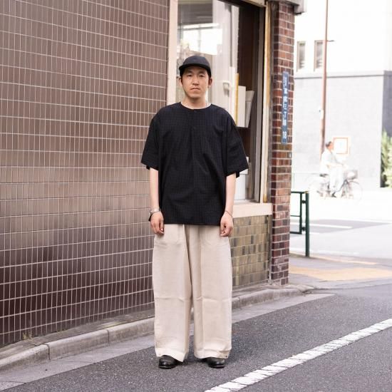 YOKO SAKAMOTO ヨーコサカモト 「 HENLEY NECK PULLOVER」- WEEKENDER SHOP