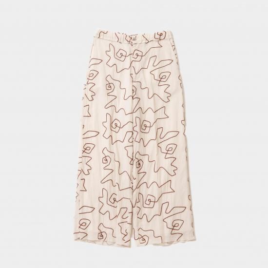 joiceadded パンツ ジョイスアディッド デニムパンツ レディース センタープレス