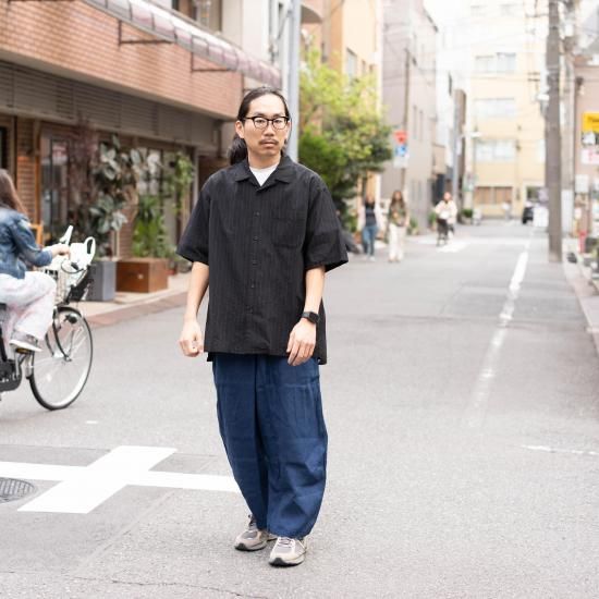 【売れ筋】 YOKO SAKAMOTO COLLAR OPEN SILK × 「COTTON ヨーコサカモト トップス