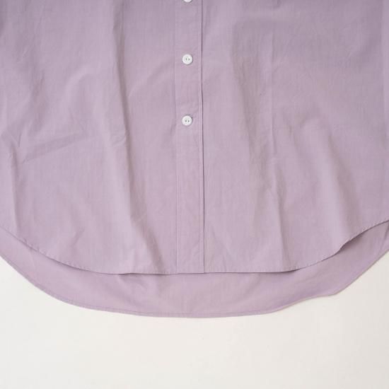 SOWBOW 開襟シャツ　シルク12% SOWBOW SHIRT -G COTTON SILK TYPEWRITER NATURAL | SOWBOW