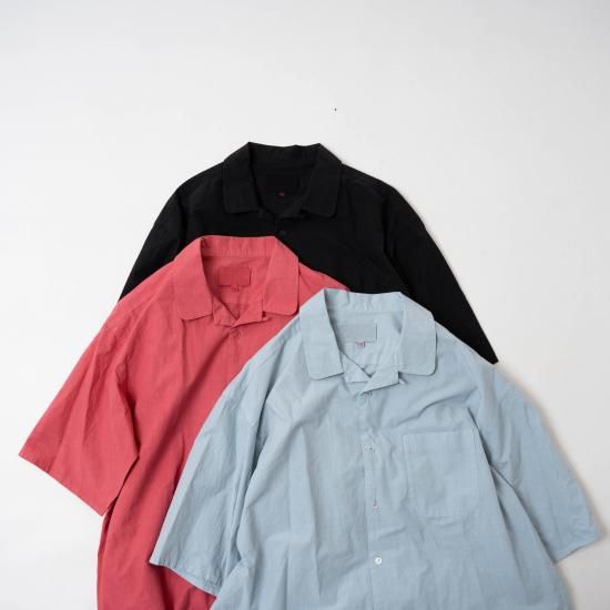 Masaさま専用　【美品】ヨーコサカモト　半袖シャツ　オープンカラー　現行 YOKO SAKAMOTO ヨーコサカモト 「COTTON × SILK OPEN COLLAR