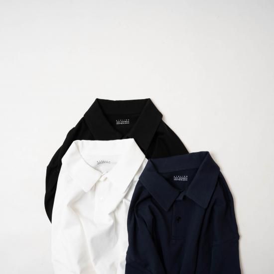 yoko sakamoto YS-23SS-69 ブラックポロシャツ Lサイズ 2023SS】 YOKO SAKAMOTO (ヨーコサカモト) 