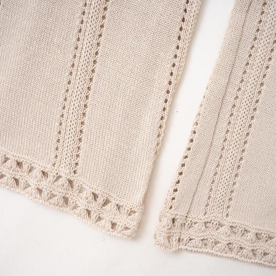 JöICEADDED ジョイスアディッド 「Triangle Pattern Knit Pants