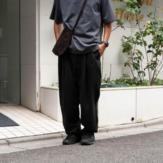 STILL BY HAND リネン/コットン テーパード パンツ ブラック 46 楽天市場】【SALE！50%OFF】スティルバイハンド STILL BY HAND