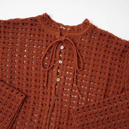 【JOICEADDED】TrianglePattern KnitCardigan JOICEADDED/TRIANGLE PATTERN KNIT CARDIGAN | ALCOT