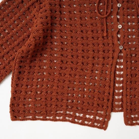 JöICEADDED ジョイスアディッド 「Triangle Pattern Knit Cardigan