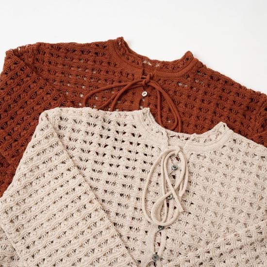 JöICEADDED ジョイスアディッド 「Triangle Pattern Knit Cardigan
