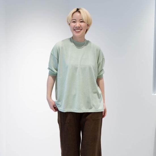 MEYAME メヤメ 「COTTON KNIT TEE」 - WEEKENDER SHOP ANDEL