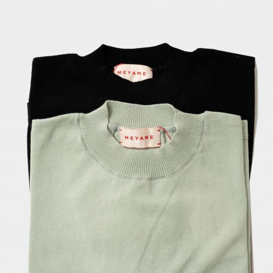 MEYAME メヤメ 「COTTON KNIT TEE」 - WEEKENDER SHOP ANDEL