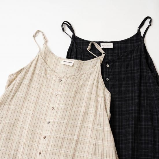 JöICEADDED ジョイスアディッド 「Check Pattern Camisole Dress