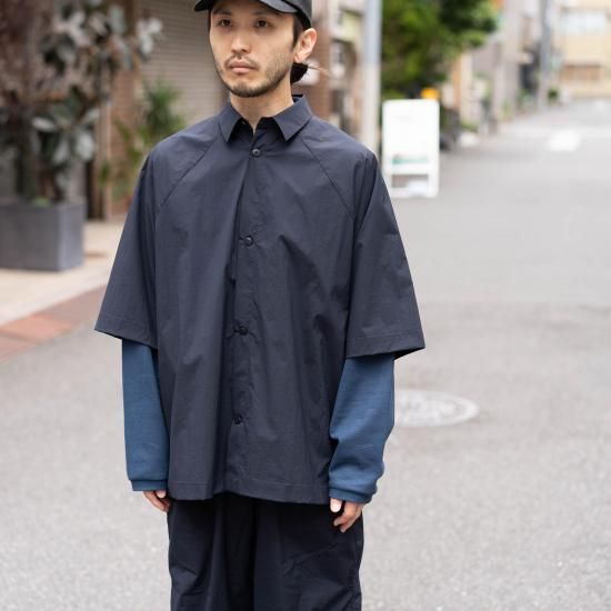 STILL BY HAND スティルバイハンド 「ナイロン軽量素材 ラグラン半袖
