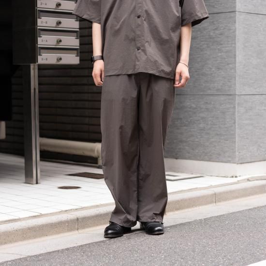 ナイロンワイドパンツ メンズ｜STILL BY HAND PT01252｜軽量 春