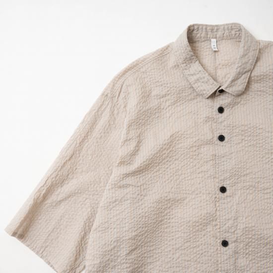 FIRMUM フィルマム 「1/80 スターチコットン・ストライプローン