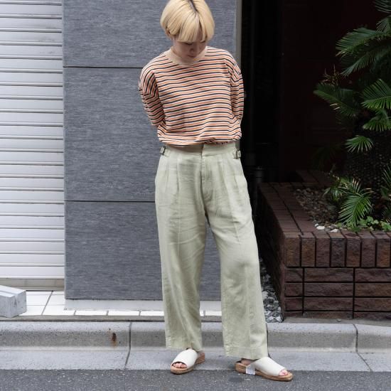 MEYAME メヤメ 「BORDER COTTON KNIT TEE」 - WEEKENDER SHOP ANDEL