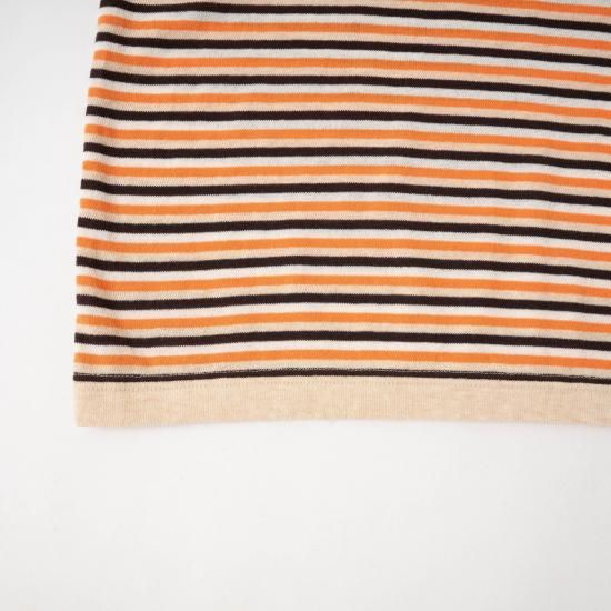 MEYAME メヤメ 「BORDER COTTON KNIT TEE」 - WEEKENDER SHOP ANDEL