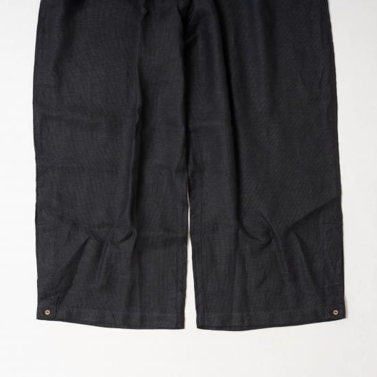 みぃたんページ MITTAN ミッタン「亜麻大麻サイドスリットパンツ PT-124