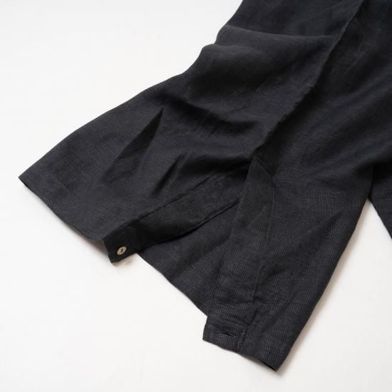 MITTAN ミッタン「亜麻大麻サイドスリットパンツ PT-124