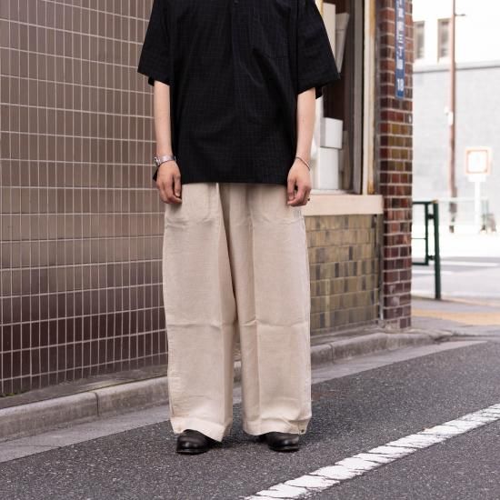 mittan パンツ ミッタン MITTAN 竹パンツ（草木濃染）BANBOO COTTON PANTS DARK