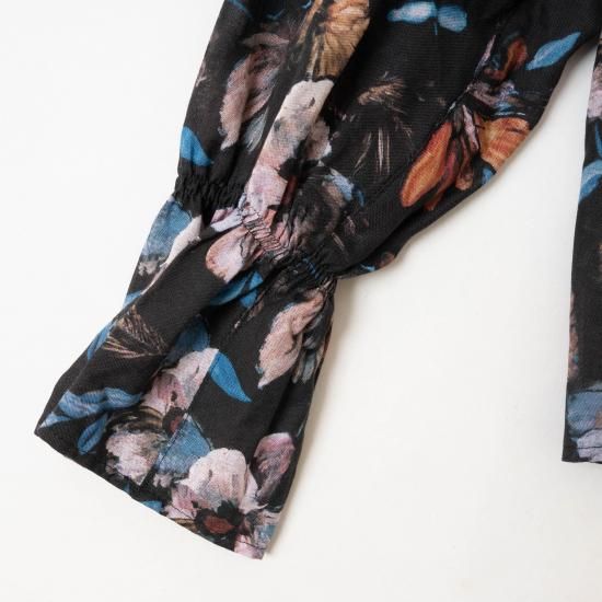 完売 新品未使用 susuri ススリ コットン メロフォン ブラウス 花柄 SUSURI ススリ 「メロフォンブラウス 25-450」 - WEEKENDER SHOP ANDEL