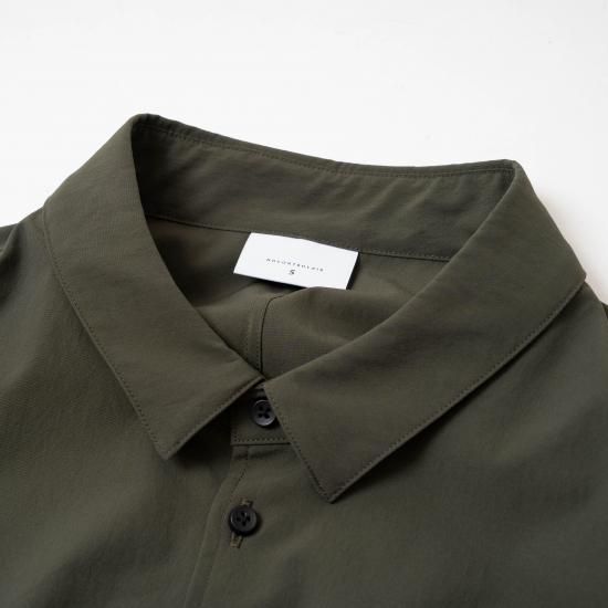 NO CONTROL AIR マットタイプライター スキッパーシャツ BLACK NO CONTROL AIR ノーコントロールエアー 「ストレッチ