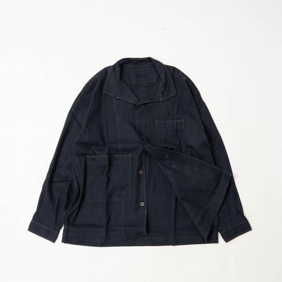 MITTAN ミッタン　　薄手　ジャケット　羽織　サイズ２ MITTAN ミッタン「綾織絹麻シャツジャケット JK-79」－WEEKENDER