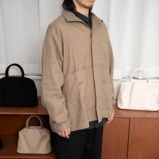 MITTAN ミッタン「綾織絹麻シャツジャケット JK-79」－WEEKENDER SHOP