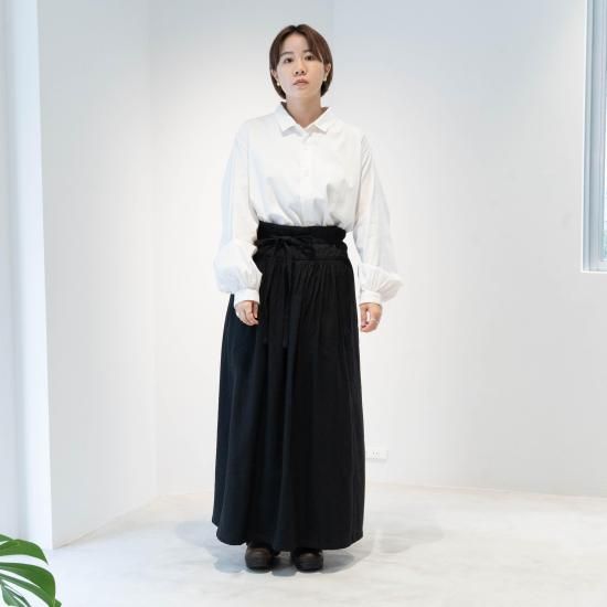 MITTAN ミッタン「綾織絹麻巻きスカート SK-06」－WEEKENDER SHOP