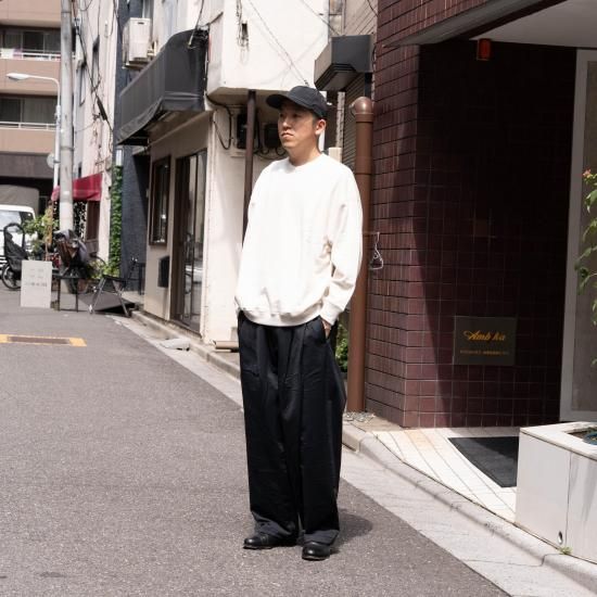 YOKO SAKAMOTO ヨーコサカモト 「DOUBLE PLEATED WIDE EASY