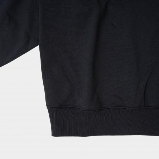 美品 スティルバイハンド ハーフジップ プルオーバー ネイビー 46 STILL BY HAND（スティルバイハンド） / ヘビーウェイト裏起毛