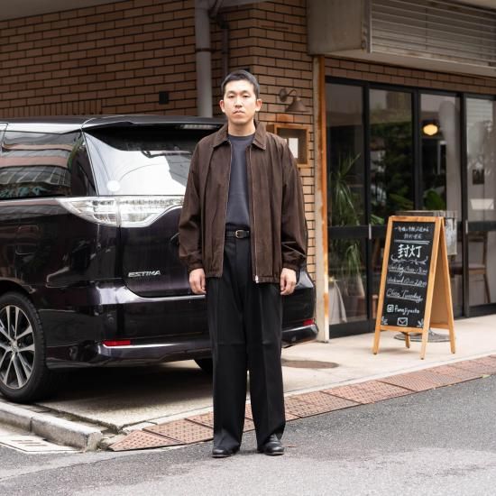 パンツ YOKO SAKAMOTO (M)Double Pleated Trousers YOKO SAKAMOTO ヨーコサカモト 「DOUBLE PLEATED TROUSERS