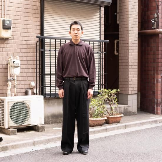 YOKO SAKAMOTO ヨーコサカモト 「DOUBLE PLEATED TROUSERS