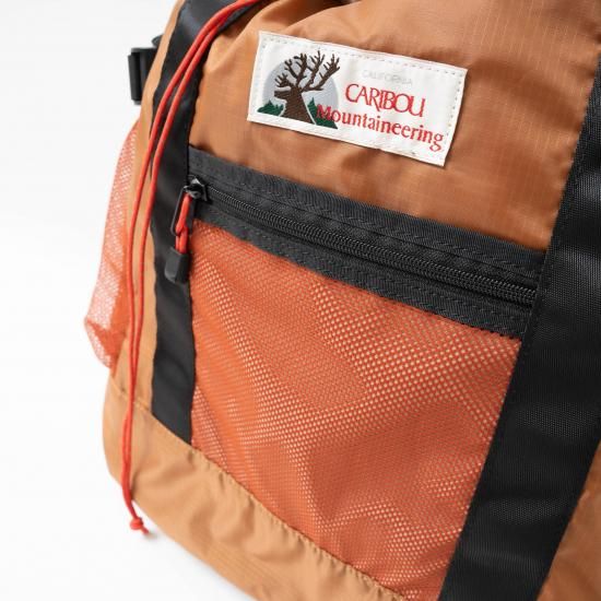 【美品】カリブーマウンテニアリング　LIGHT WEIGHT PACK TOTE Caribou Mountaineering - カリブー マウンテニアリング 「Light