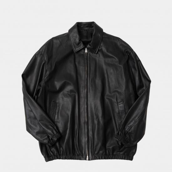 00s japanese label leather jacket ブルゾン leather blouson | esseism