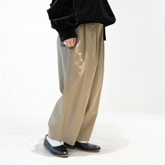 ŠP（エシュペー） 「ORGANIC COTTON CHINO CLOTH / WIDE TAPERED