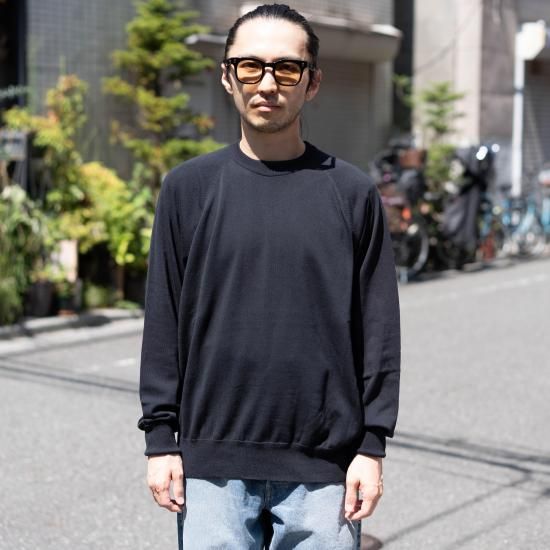 STILL BY HAND コットンシルクプルオーバーニット KN04253 STILL BY HAND スティルバイハンド 「Cotton・Silk 12G Knit Pullover