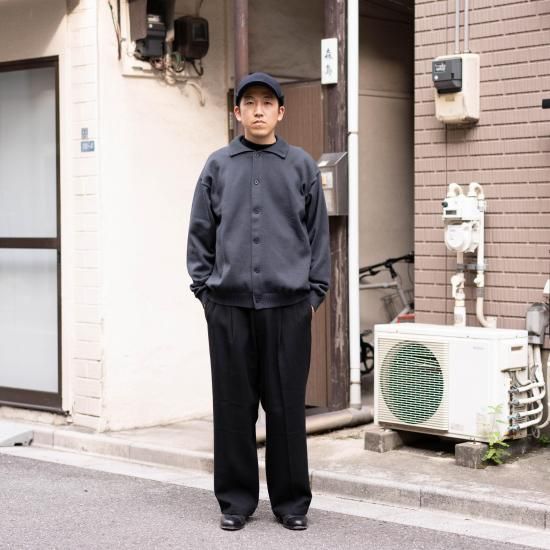 STILL BY HAND スティルバイハンド 「10G polo Knit cardigan