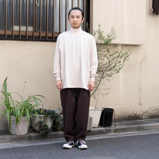 YOKO SAKAMOTO ヨーコサカモト 「TUBE L/S HIGH NECK