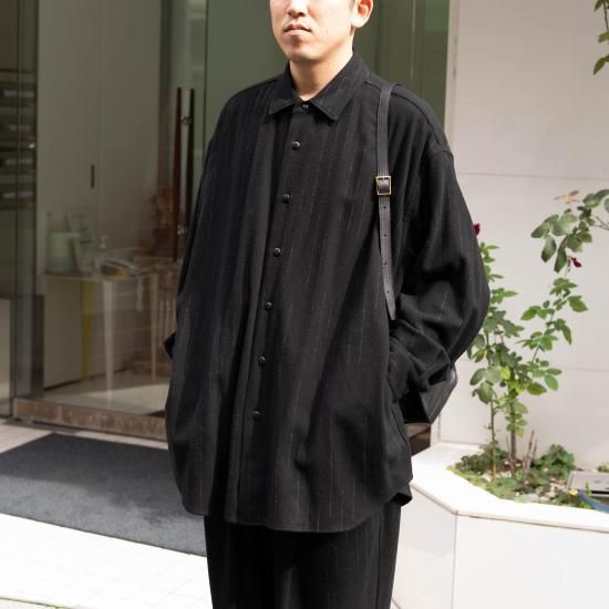 yoko sakamoto ロングシャツジャケット YOKO SAKAMOTO ヨーコサカモト 「SHIRT JACKET 」- WEEKENDER SHOP