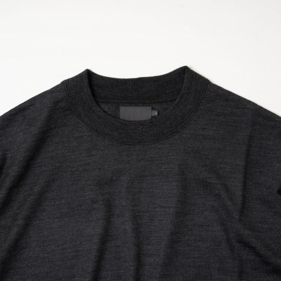 comm.arch. コム・アーチ「Super 100's Merino Crew Neck P/O