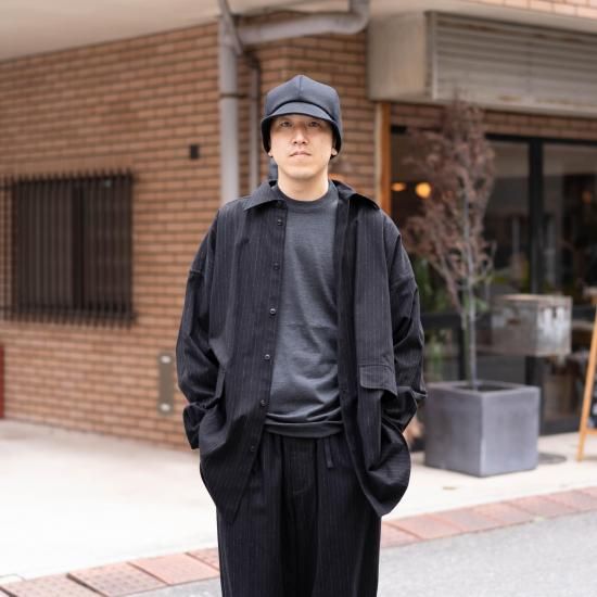 comm.arch. コム・アーチ「Super 100's Merino Crew Neck P/O