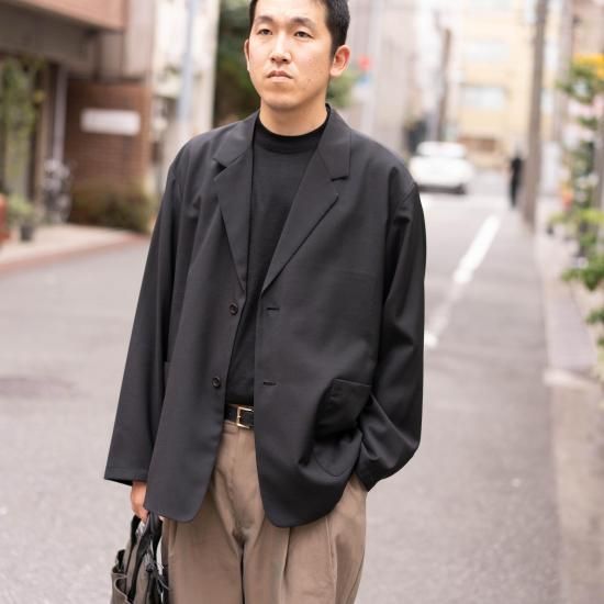 comm.arch. コム・アーチ「Super 100's Merino Crew Neck P/O