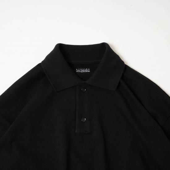 YOKO SAKAMOTO L/S ポロシャツ ブラック L ポロシャツ 【YOKO SAKAMOTO】L/S POLO